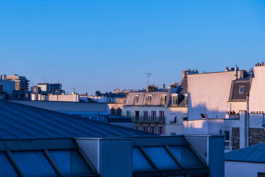 Coucher de soleil rue Crozatier Paris 12ème