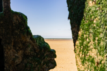 Vue de la jetée sur la plage